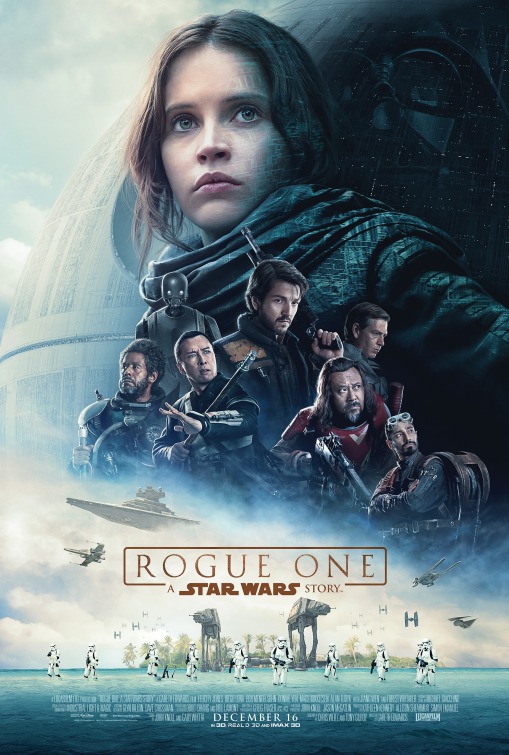 Rogue One: A Star Wars Story (2016) original theatrical movie poster - Final