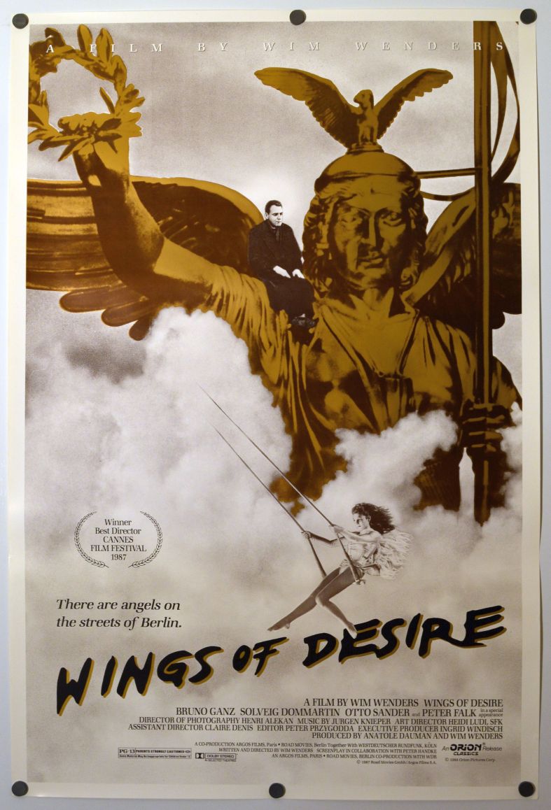 Wings of Desire (1987) original theatrical movie poster - Final