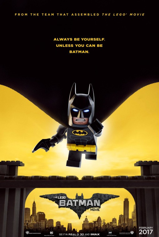 The Lego Batman Movie (2017) original theatrical movie poster - Advance
