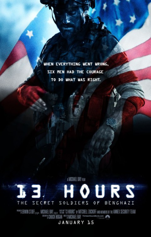 13 Hours (2016) original theatrical movie poster - Final