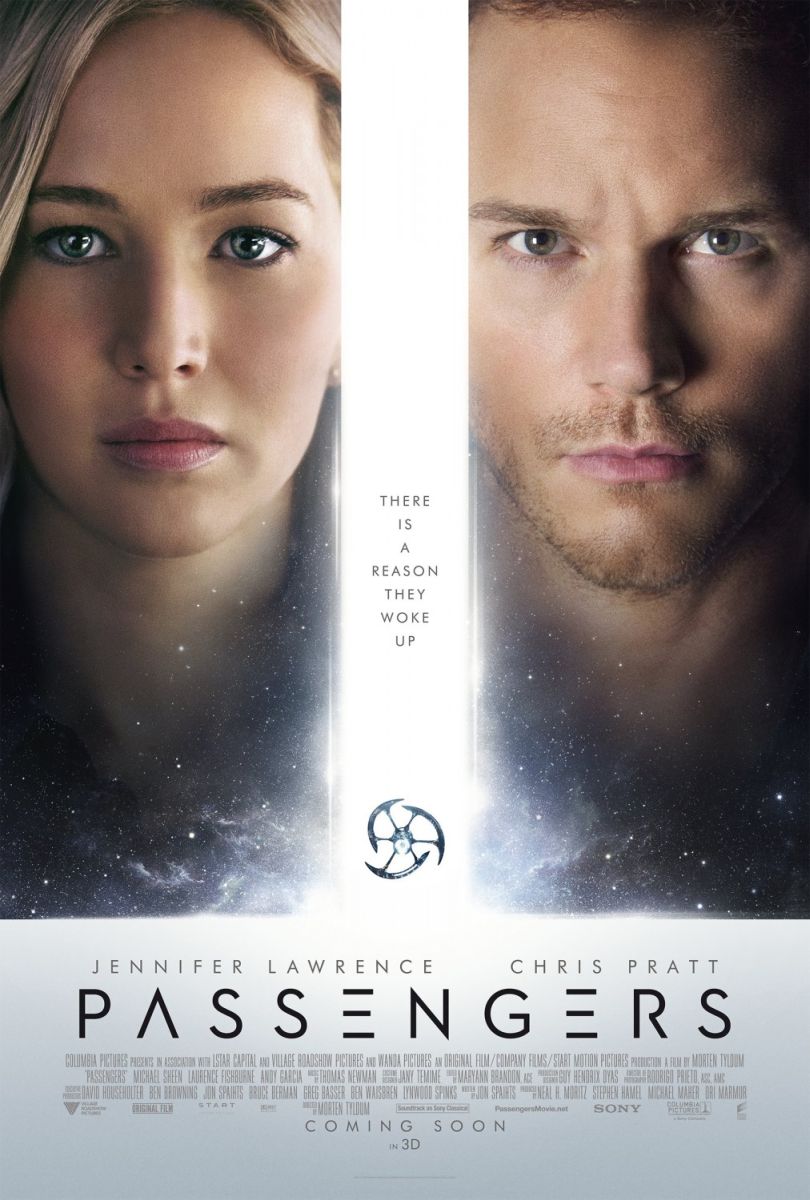 Passengers (2016) original theatrical movie poster - International