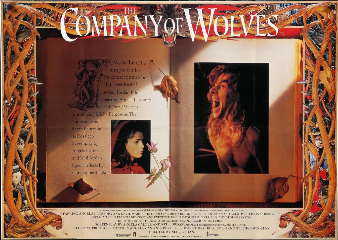 The Company of Wolves (1984) original theatrical movie poster - Final