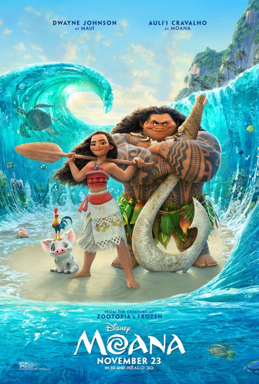Moana (2016) original theatrical movie poster - Final