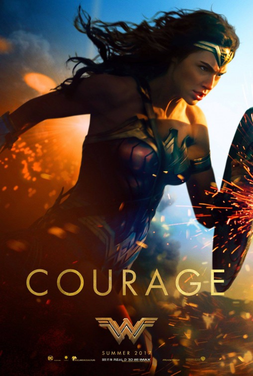 Wonder Woman (2017) original theatrical movie poster - Advance Style B