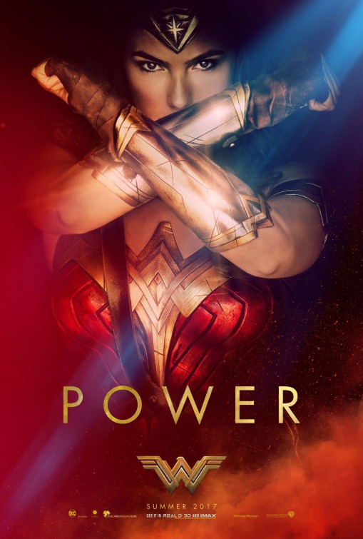Wonder Woman (2017) original theatrical movie poster - Advance Style C