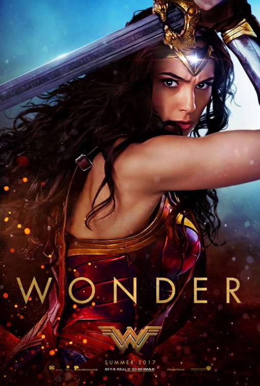 Wonder Woman (2017) original theatrical movie poster - Advance Style D