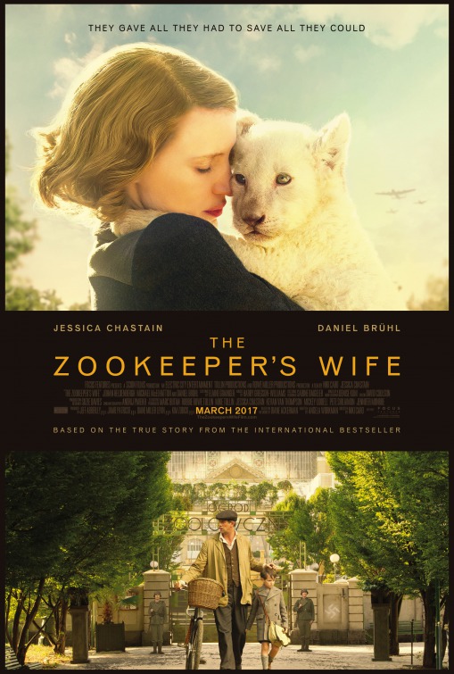 The Zookeeper's Wife (2017) original theatrical movie poster - Final