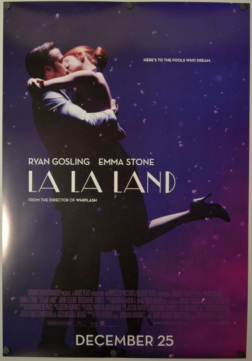 La La Land (2016) original theatrical movie poster - Style B
