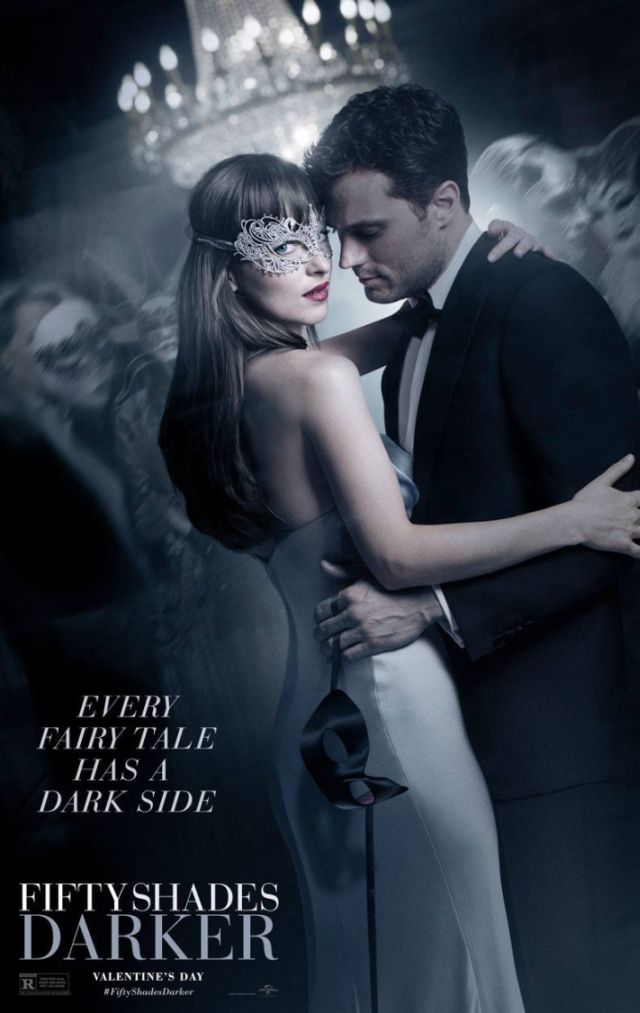 Fifty Shades Darker (2017) original theatrical movie poster - Advance Style B