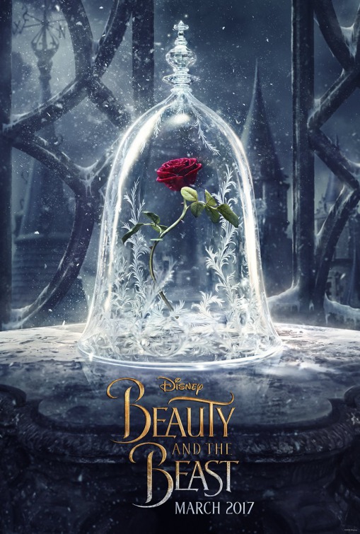 Beauty and the Beast (2017) original theatrical movie poster - Advance Style A