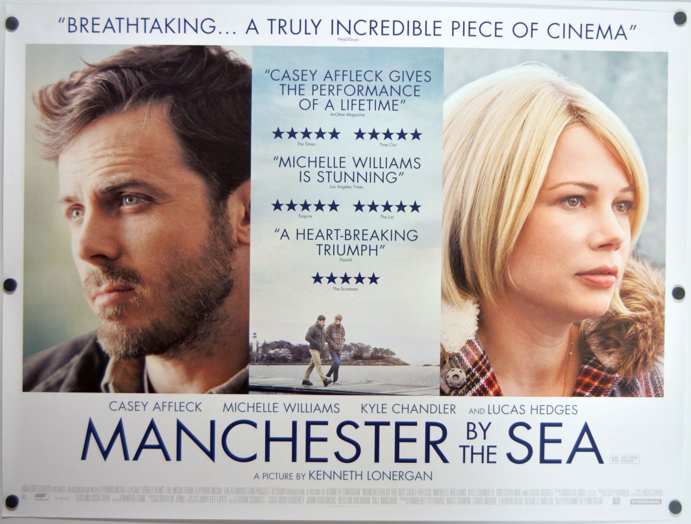 Manchester by the Sea (2017) original theatrical movie poster - Final