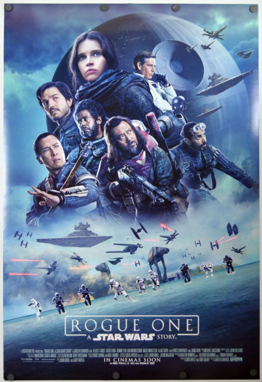 Rogue One: A Star Wars Story (2016) original theatrical movie poster - International Style D
