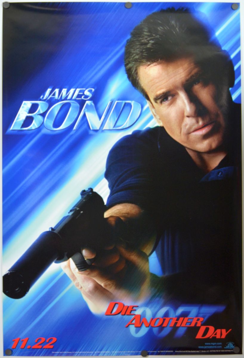 Die Another Day (2002) original theatrical movie poster - Advance Style C