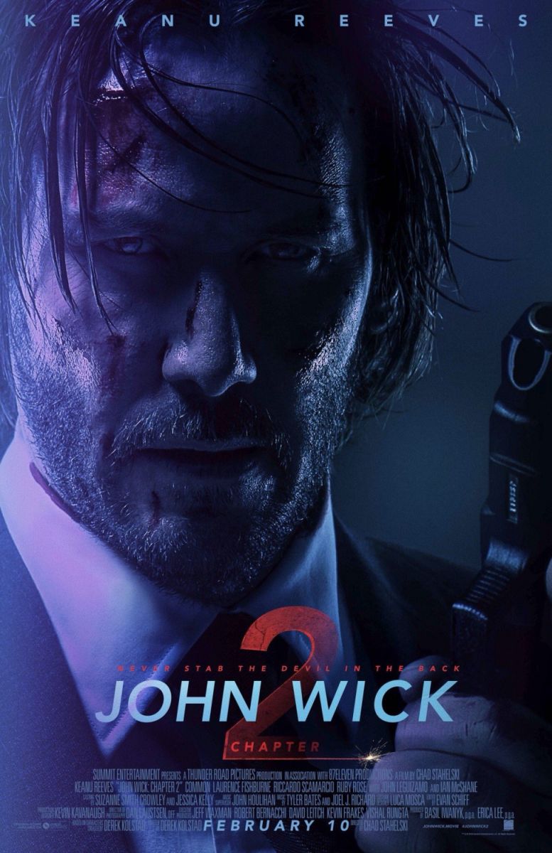John Wick: Chapter 2 (2017) original theatrical movie poster - Final