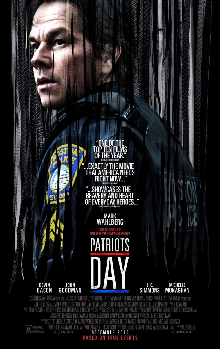 Patriots Day (2016) original theatrical movie poster - Final