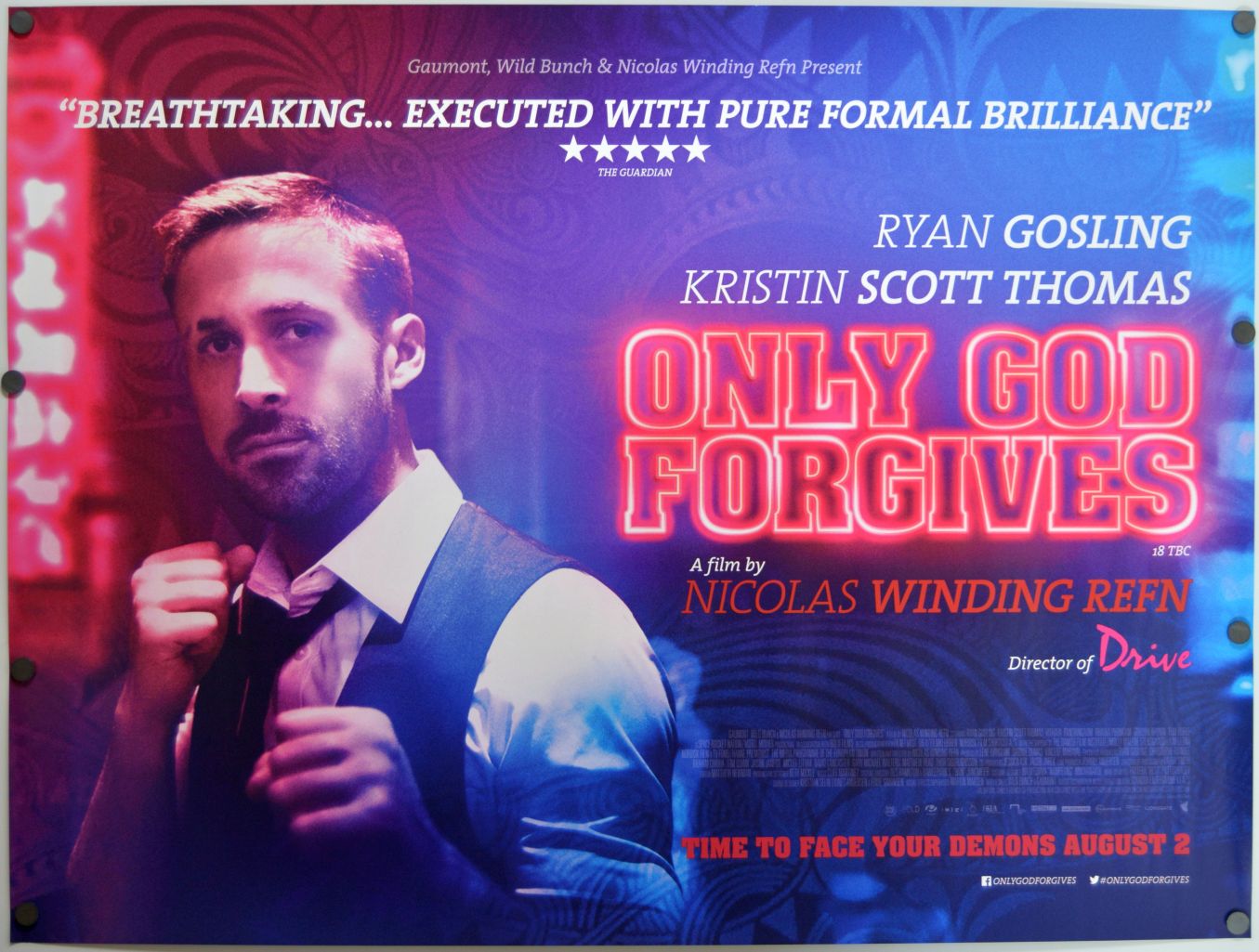 Only God Forgives (2013) original theatrical movie poster - Final