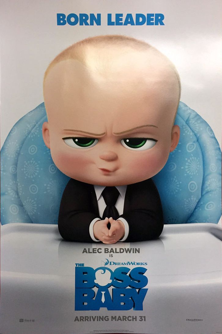 The Boss Baby (2017) original theatrical movie poster - Final