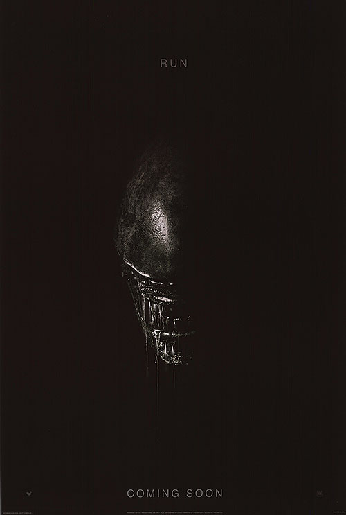 Alien: Covenant (2017) original theatrical movie poster - International Advance