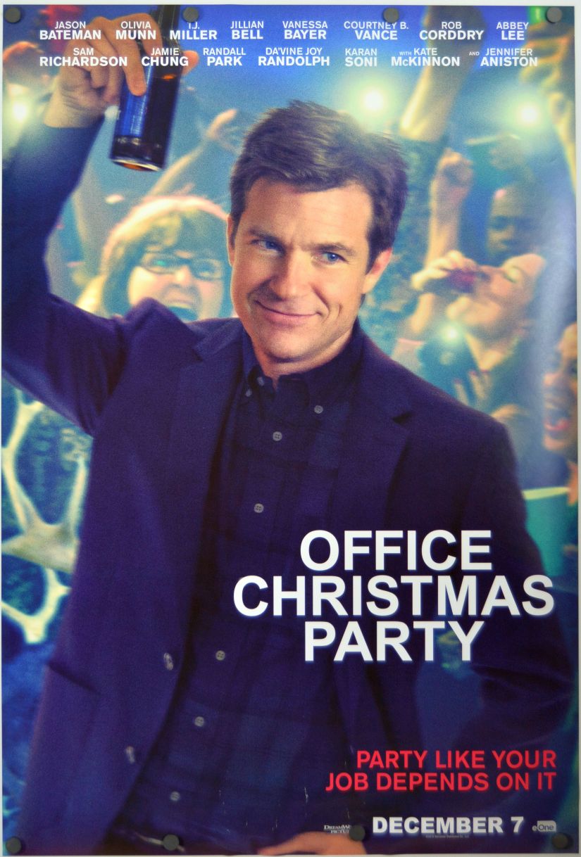 Office Christmas Party (2016) original theatrical movie poster - Advance Style A