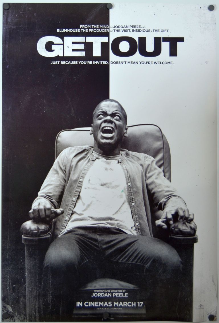 Get Out (2017) original theatrical movie poster - International Advance