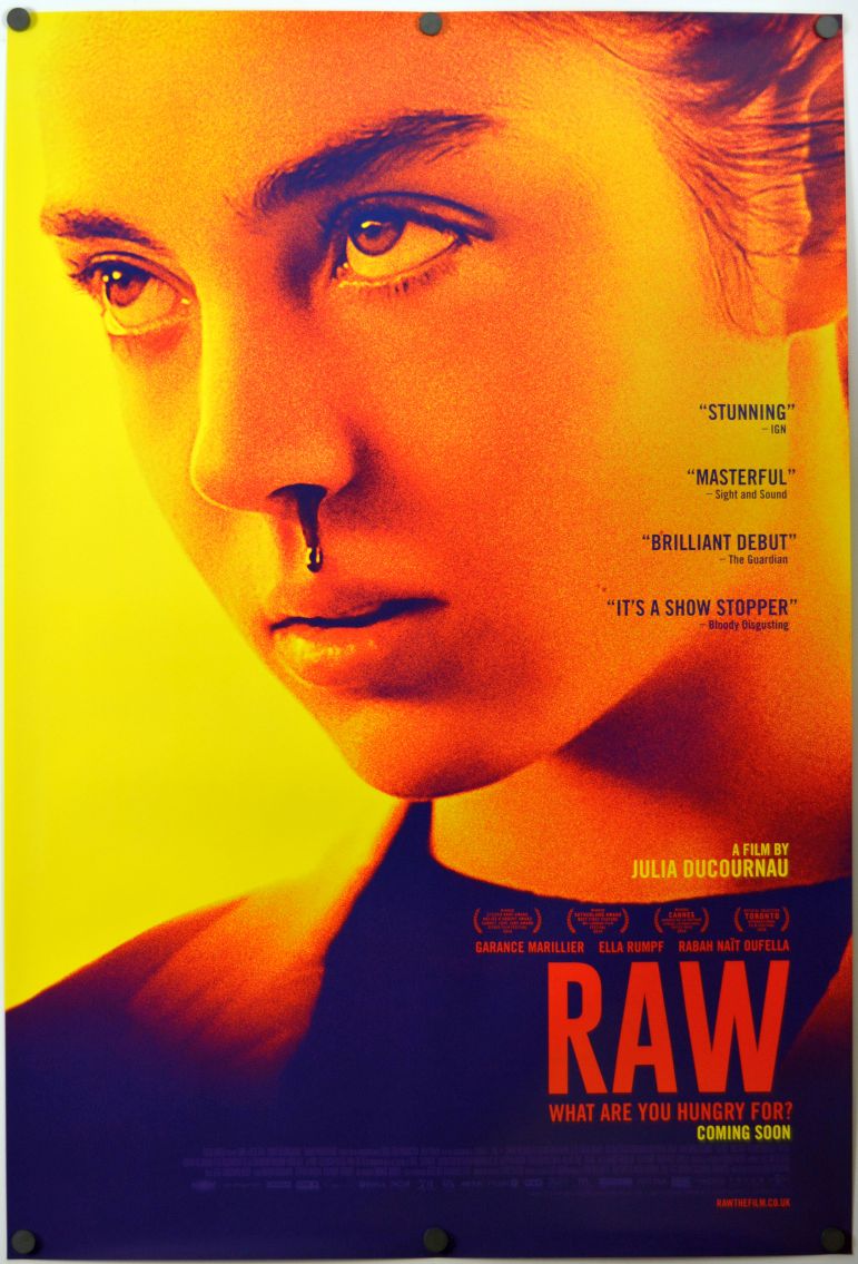 Raw (2017) original theatrical movie poster - International