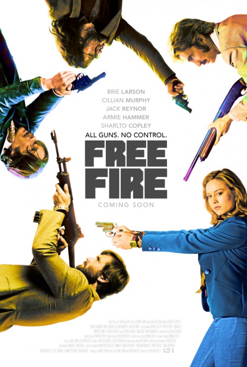 Free Fire (2017) original theatrical movie poster - Final