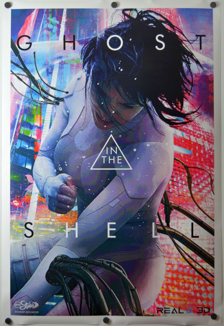 Ghost in the Shell (2017) original theatrical movie poster - AMC Exclusive Style A