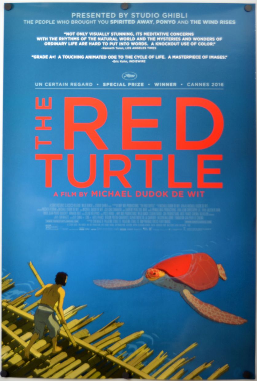 The Red Turtle (2017) original theatrical movie poster - Final
