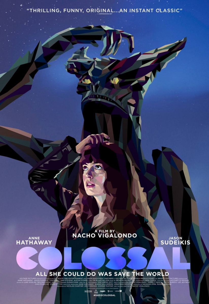 Colossal (2017) original theatrical movie poster - Final