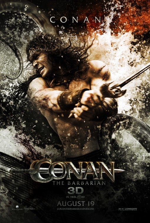 Conan the Barbarian (2011) original theatrical movie poster - Advance Style C