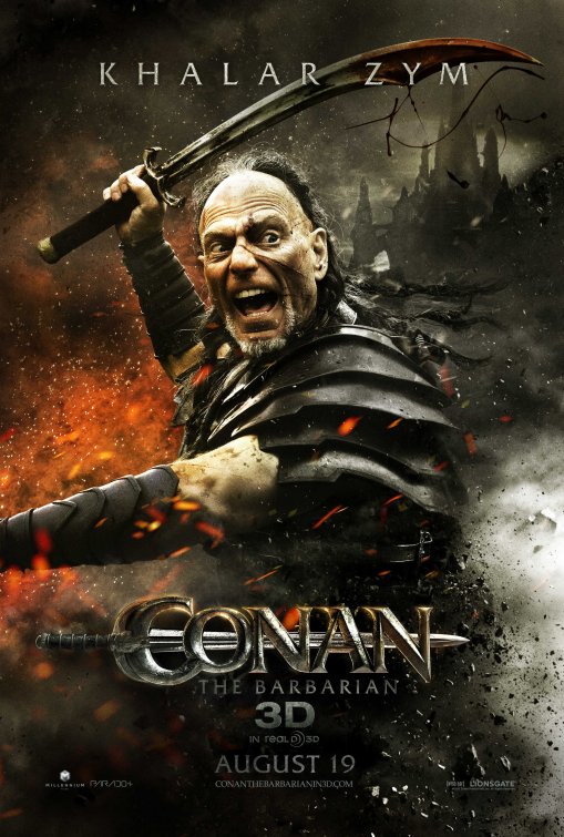 Conan the Barbarian (2011) original theatrical movie poster - Advance Style G