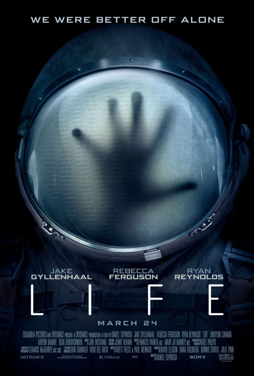 Life (2017) original theatrical movie poster - Final
