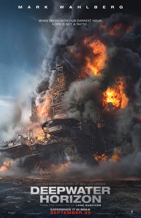 Deepwater Horizon (2016) original theatrical movie poster - Advance Style B