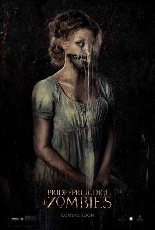 Pride and Prejudice and Zombies (2016) original theatrical movie poster - Advance