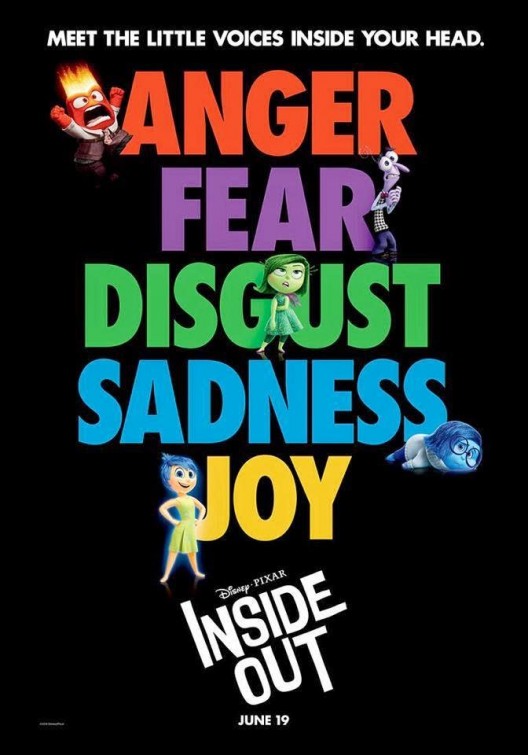 Inside Out Original Ds Movie Poster Ds 27x40 Rare Style Ebay 